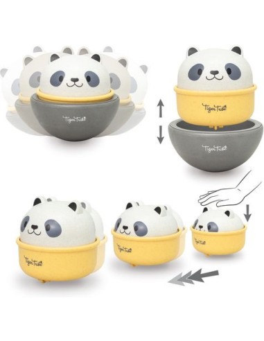 Culbuto et animal à roulettes panda - Tiger Tribe