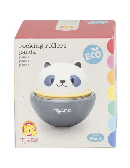 Culbuto et animal à roulettes panda - Tiger Tribe