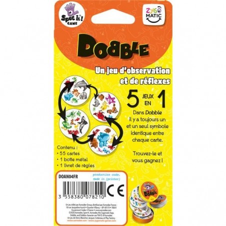 Dobble thème Animaux - Asmodee