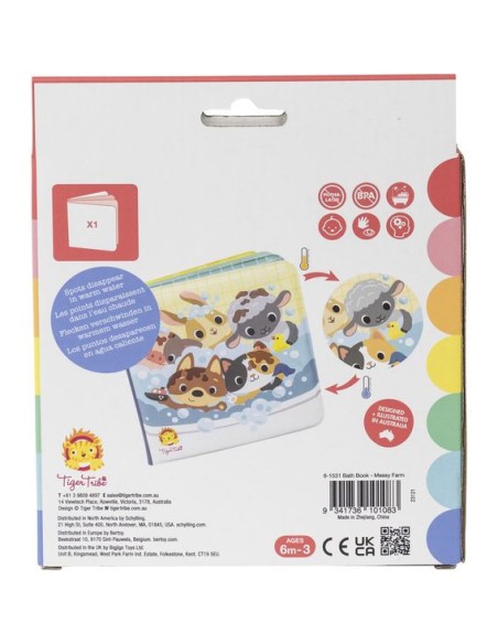 Livre de bain ferme - Tiger Tribe