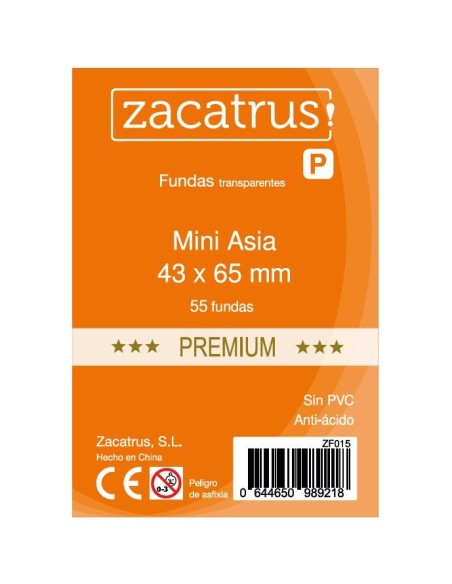 Protège-cartes Zacatrus Mini Asia Premium - 43 mm X 65 mm - Zacatrus - Accessoires - Gigamic