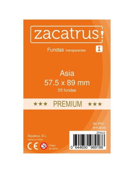 Protège-cartes Zacatrus Asia Premium - 57,5 mm x 89 mm - Zacatrus - Accessoires - Gigamic