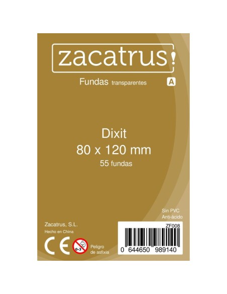 Protège-cartes Zacatrus Dixit - 80 mm X 120 mm - Zacatrus - Accessoires - Gigamic