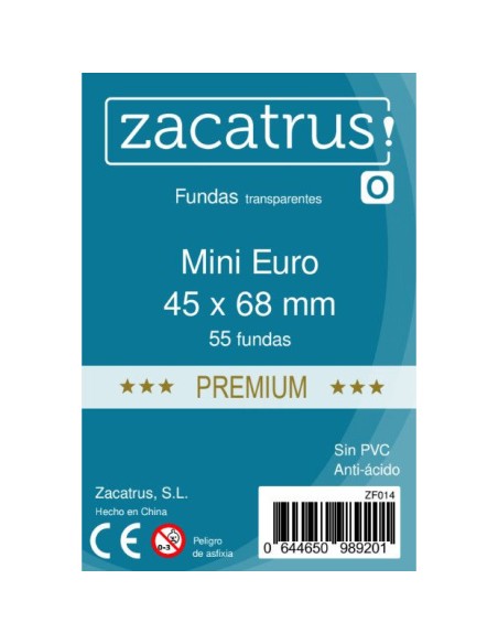 Protège-cartes Zacatrus Mini Euro Premium - 45mm x 68mm - Zacatrus - Accessoires - Gigamic