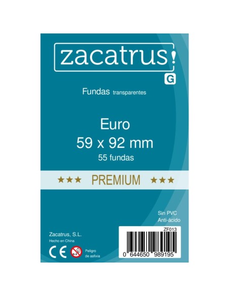 Protège-cartes Zacatrus Euro Premium - 59 mm X 92 mm - Zacatrus - Accessoires - Gigamic