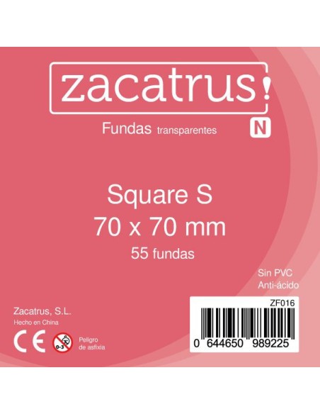 Protège-cartes Zacatrus Square S - 70 x 70 mm - Zacatrus - Accessoires - Gigamic