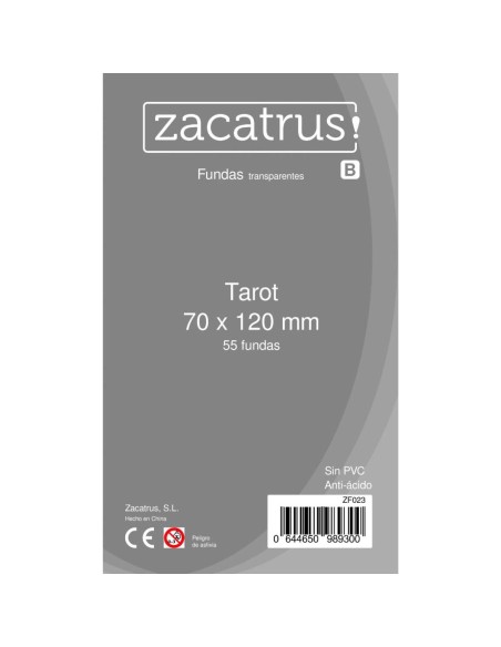 Protège-cartes Zacatrus Tarot - 70x120mm - Zacatrus - Accessoires - Gigamic