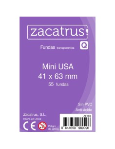 Protège-cartes Zacatrus Mini Usa - 41 mm x 63 mm - Zacatrus - Accessoires - Gigamic
