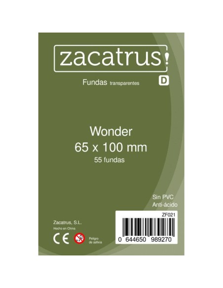 Protège-cartes Zacatrus Wonder - 65 mm X 100 mm - Zacatrus - Accessoires - Gigamic