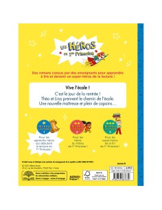 Les héros de 1re primaire - Vive l'école ! - Auzou 2