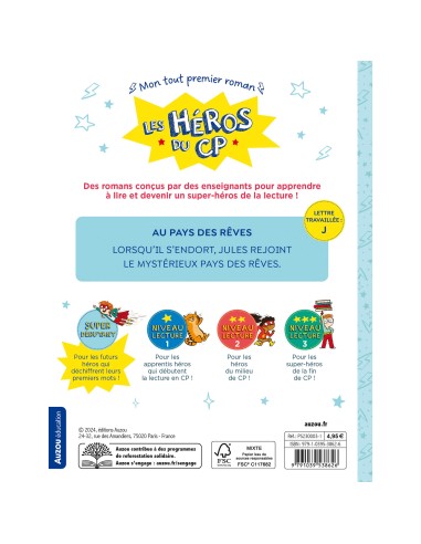 Les héros du cp - Super débutant - Au pays des rêves - Auzou
