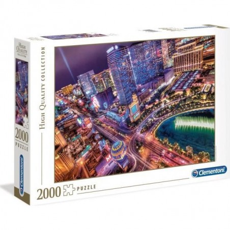 PUZZLE 2000 pièces - Las Vegas - Clementoni