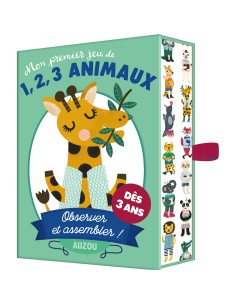 Mon premier jeu de 1,2,3 animaux - Auzou