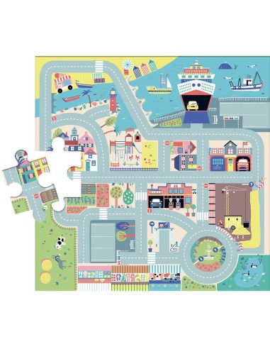 Mon circuit en puzzle - Auzou