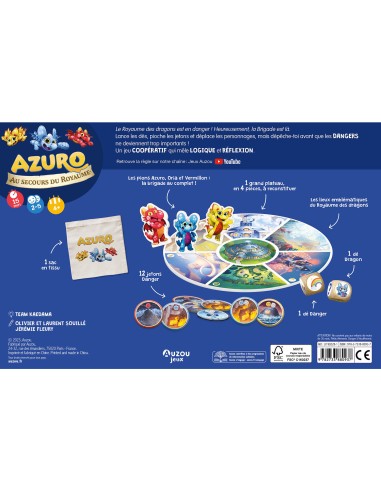 Grand jeu Azuro - Il faut sauver le royaume ! - Auzou