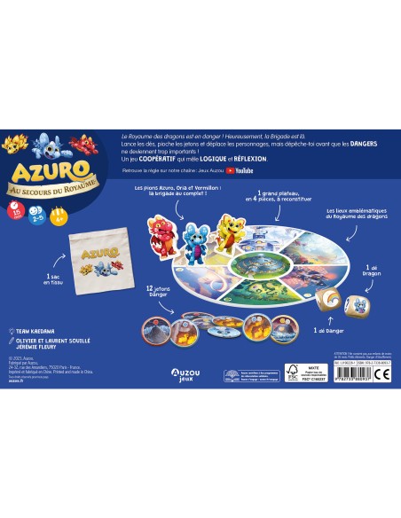 Grand jeu Azuro - Il faut sauver le royaume ! - Auzou