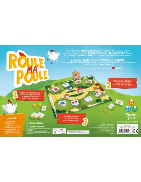 Roule ma poule - Un jeu - Auzou
