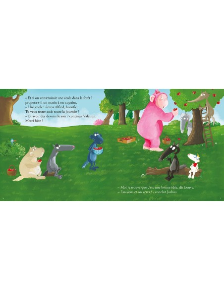 Le loup qui voulait aller à l'école - Auzou