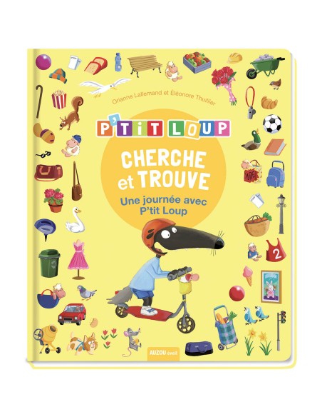 P'tit loup cherche et trouve - Une journée avec P'tit loup - Auzou
