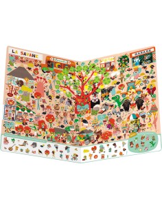 Livre Cherche et Trouve Géant : Les animaux du Monde - Auzou 2