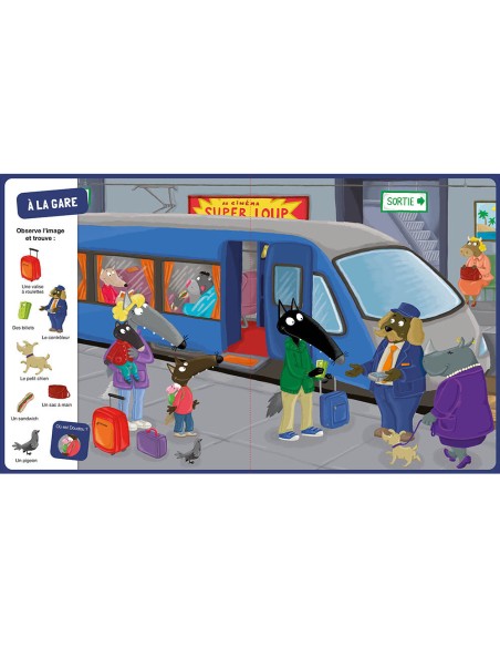 P'tit loup cherche et trouve - vive les vacances ! - Auzou