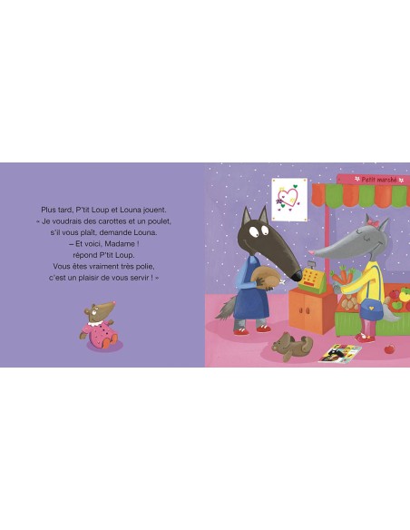 P'tit loup est poli - Auzou