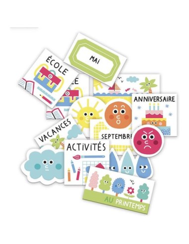 Ma pochette d'aimants - Calendrier de la semaine - Auzou