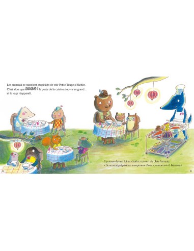 Petite taupe, le restaurant des amis - Auzou