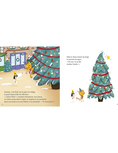 Le noël de moustache - Auzou