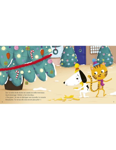 Le noël de moustache - Auzou