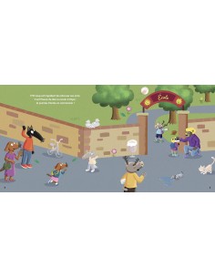 Mon cahier d'autocollants p'tit loup - Vive l'école - Auzou 2