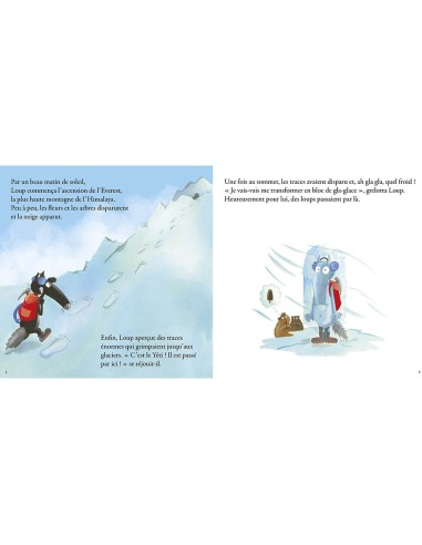 Le loup qui escaladait les montagnes - Auzou