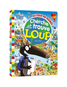Cherche et trouve géant - Loup - Autour du monde - Auzou