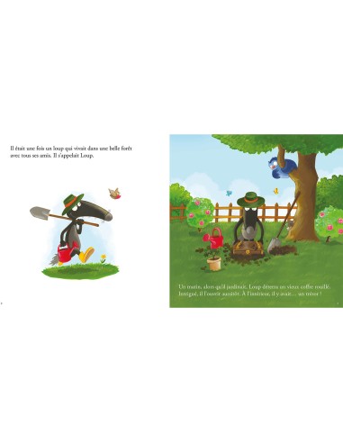 Le loup qui voulait être heureux - Auzou