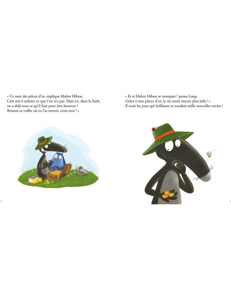 Le loup qui voulait être heureux - Auzou