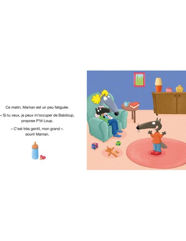 P'tit loup aime sa petite soeur - Auzou