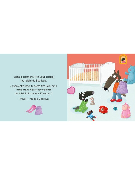 P'tit loup aime sa petite soeur - Auzou