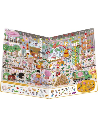 Cherche et trouve géant - Au pays des enfants ! - Auzou