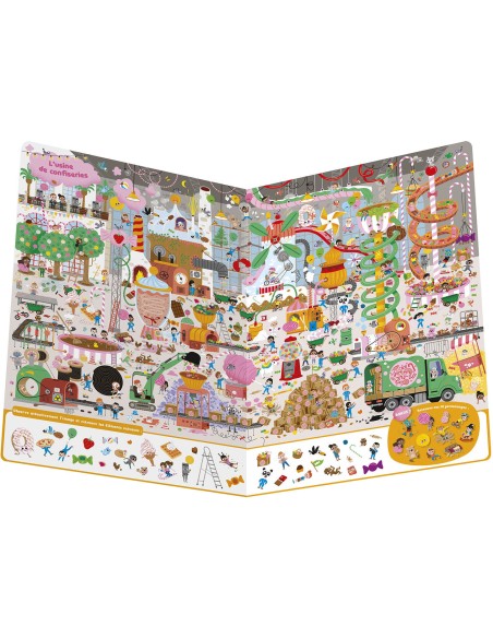 Cherche et trouve géant - Au pays des enfants ! - Auzou