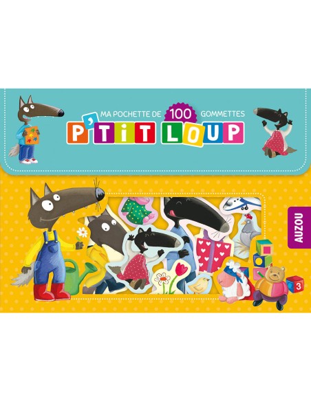Ma pochette de 100 gommettes p'tit loup - Auzou