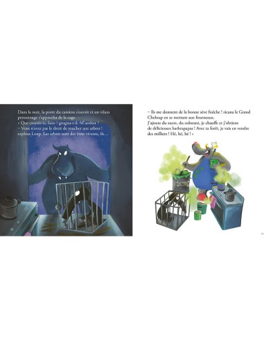 Le loup qui aimait les arbres - Auzou