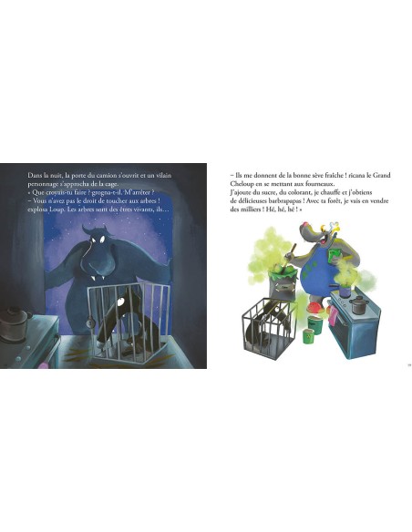 Le loup qui aimait les arbres - Auzou