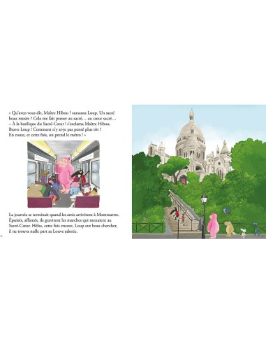 Le loup qui explorait paris - Auzou