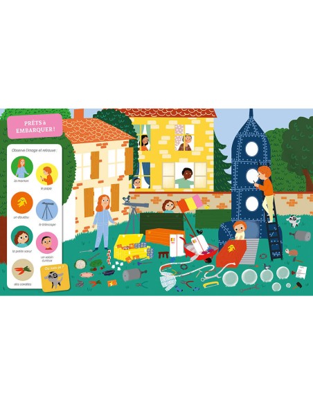 Cherche et trouve des tout-petits - L'incroyable voyage dans l'espace - Auzou