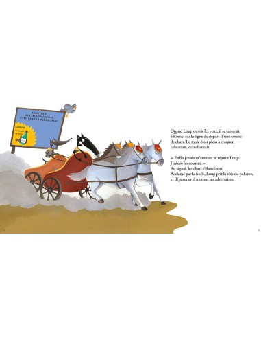 Le loup qui voyageait dans le temps - Auzou