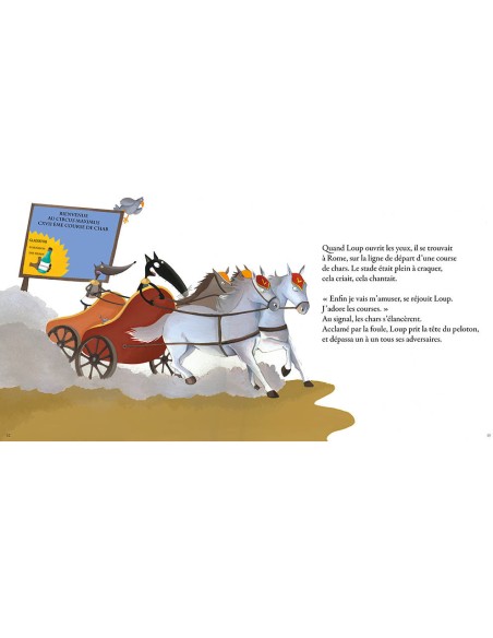 Le loup qui voyageait dans le temps - Auzou