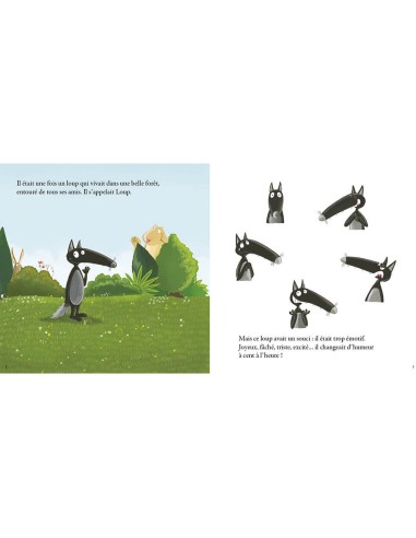 Livre Le loup qui apprivoisait ses emotions - Auzou