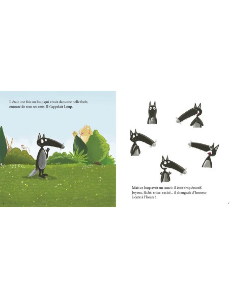 Livre Le loup qui apprivoisait ses emotions - Auzou