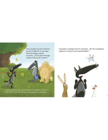 Livre Le loup qui apprivoisait ses emotions - Auzou