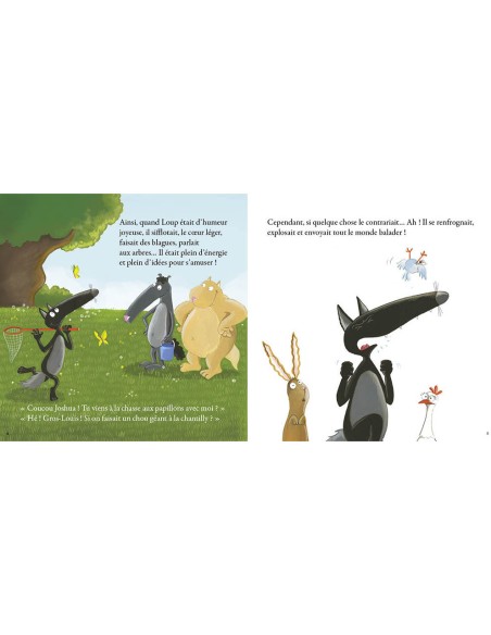 Livre Le loup qui apprivoisait ses emotions - Auzou